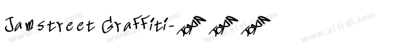 Jamstreet Graffiti字体转换